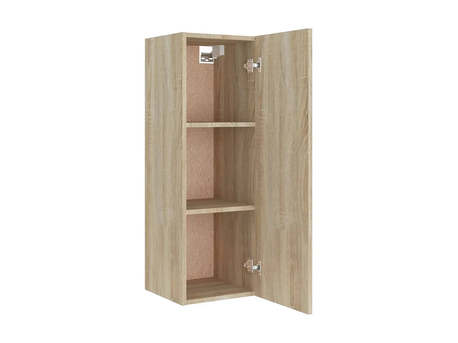 Set supporto TV da 4 pezzi in pannelli di rovere Sonoma