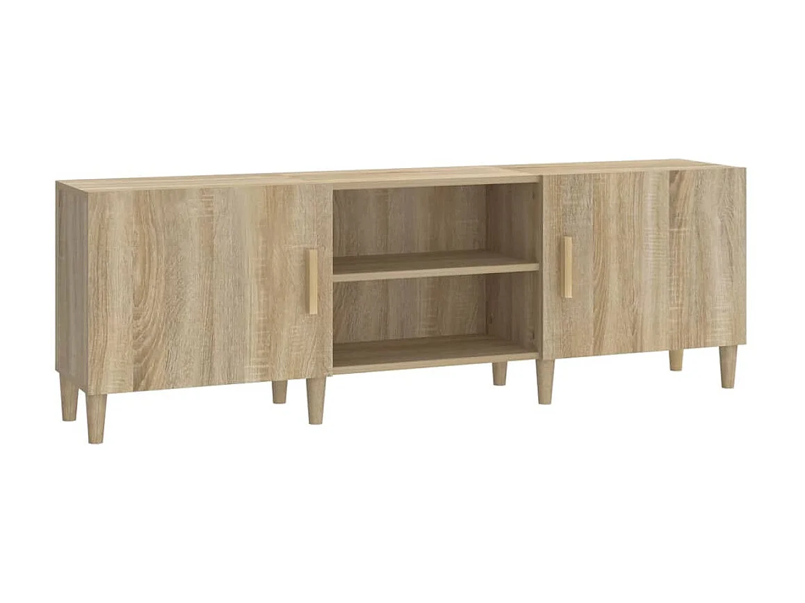 Meuble TV Chêne sonoma 150x30x50 cm Bois d'ingénierie