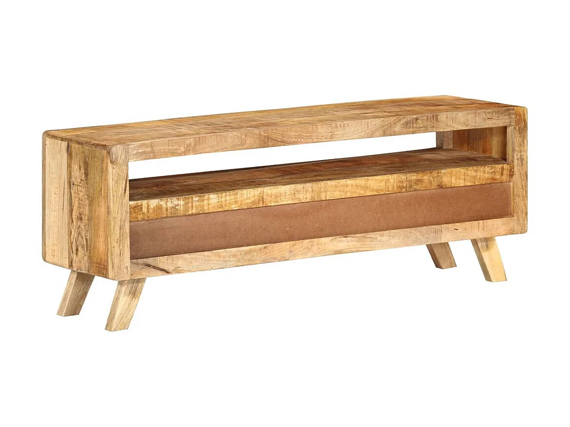 TV-Schrank 110x30x40 cm Massives Mangoholz