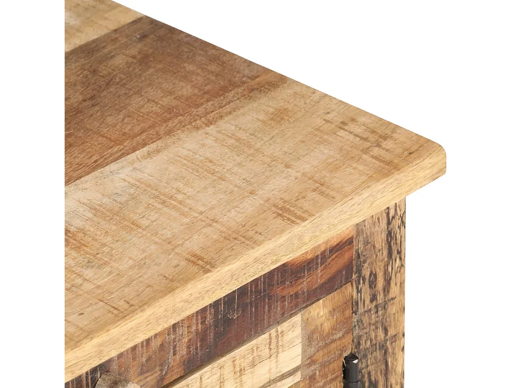 Meuble TV 120x30x40 cm Bois de manguier brut