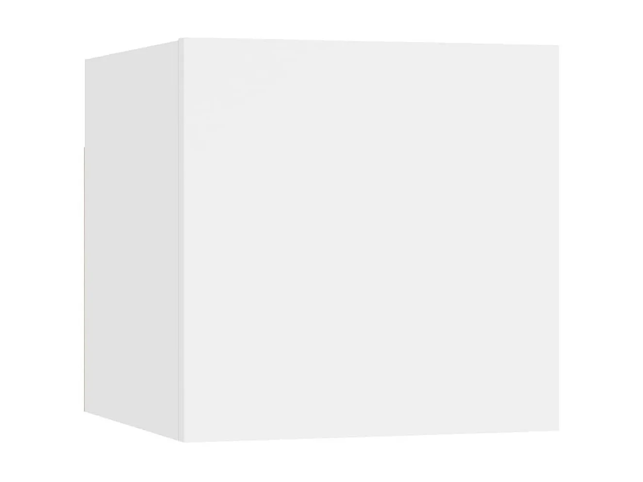 Ensemble de meubles TV 6 pcs Blanc Bois d'ingénierie