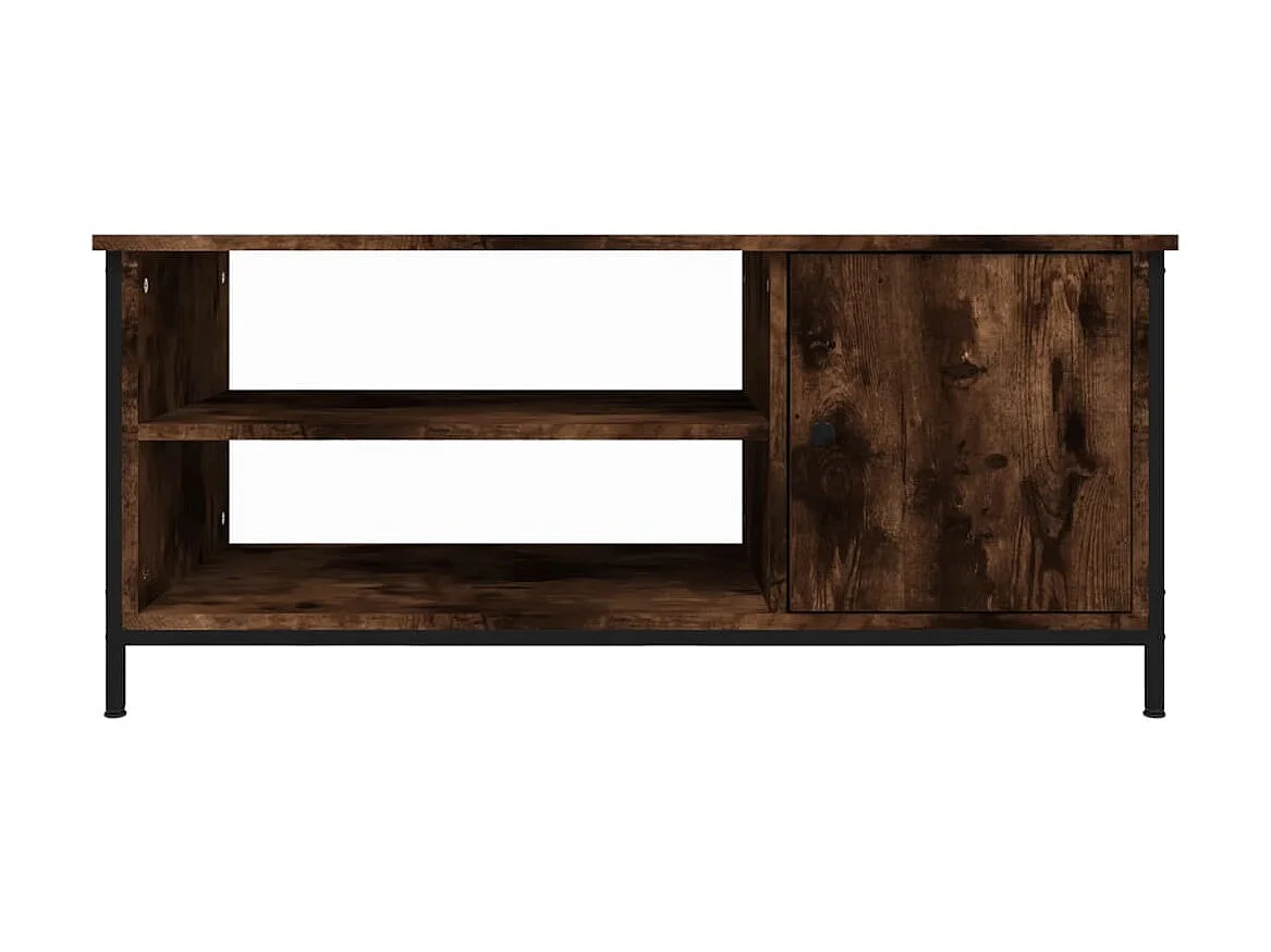 Mobile TV rovere affumicato 100x40x45 cm in derivati del legno