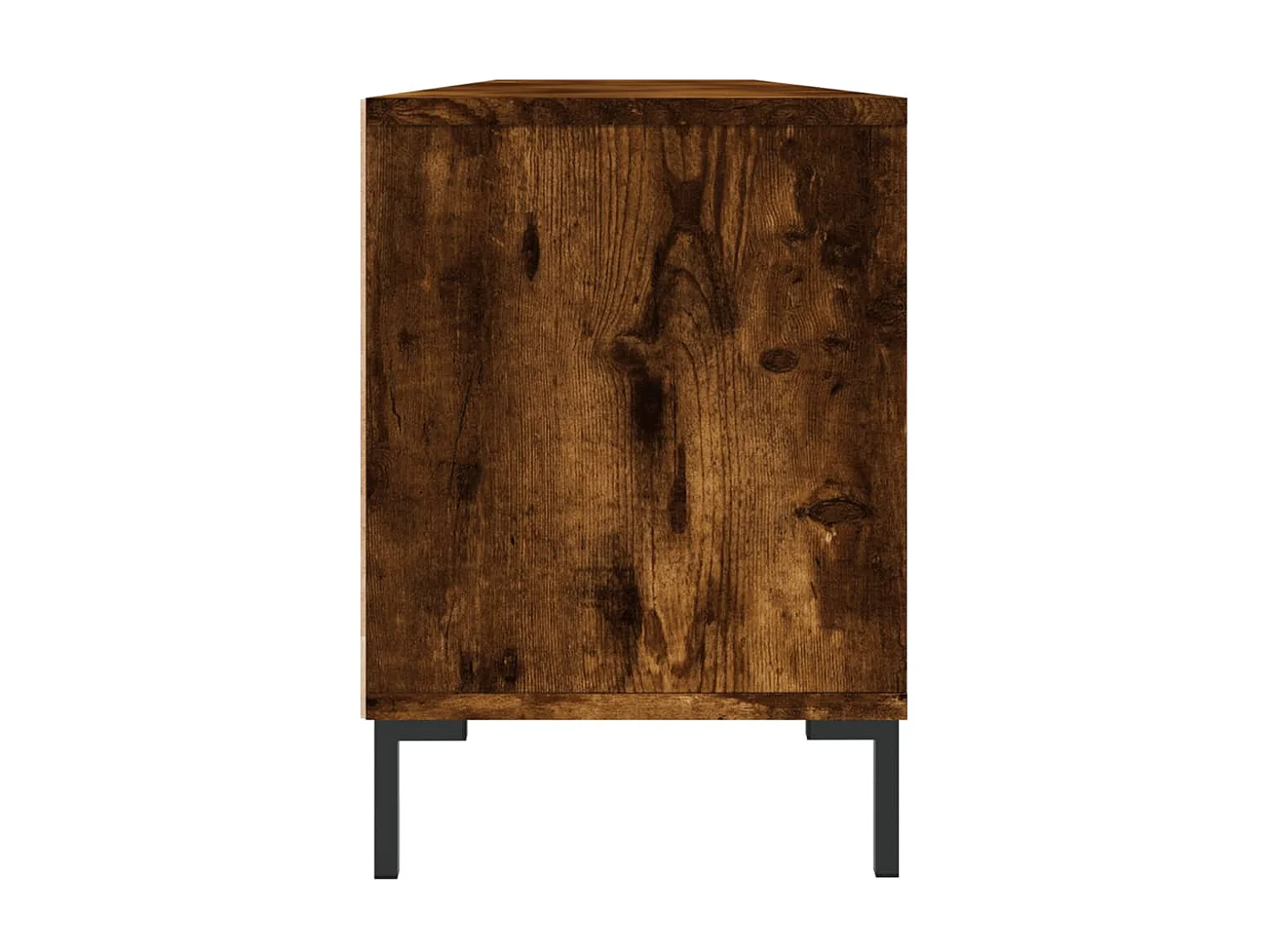 Gerookt eiken tv-meubel 150x30x44,5 cm samengesteld hout