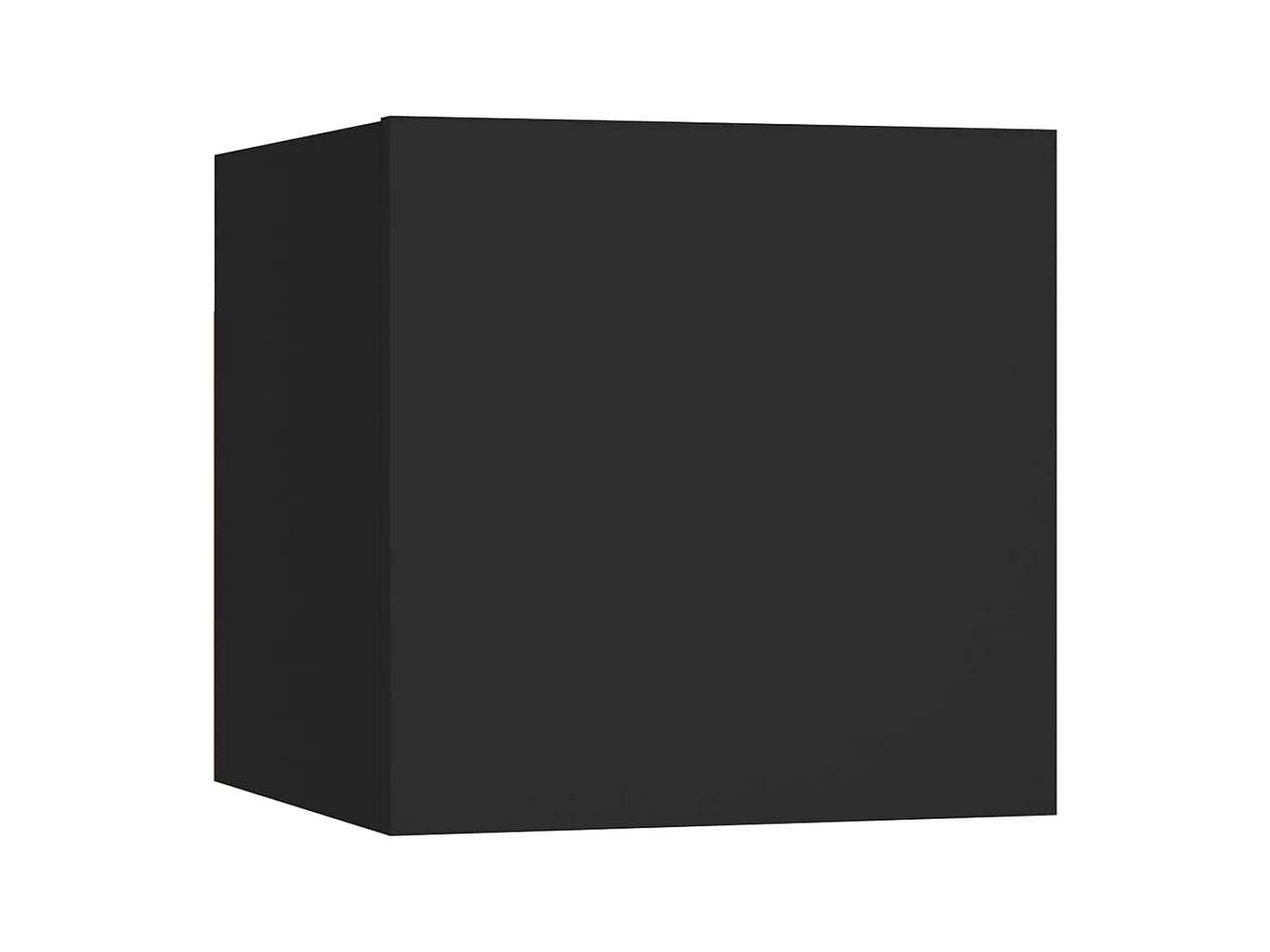 Ensemble de meubles TV 5 pcs Noir Aggloméré