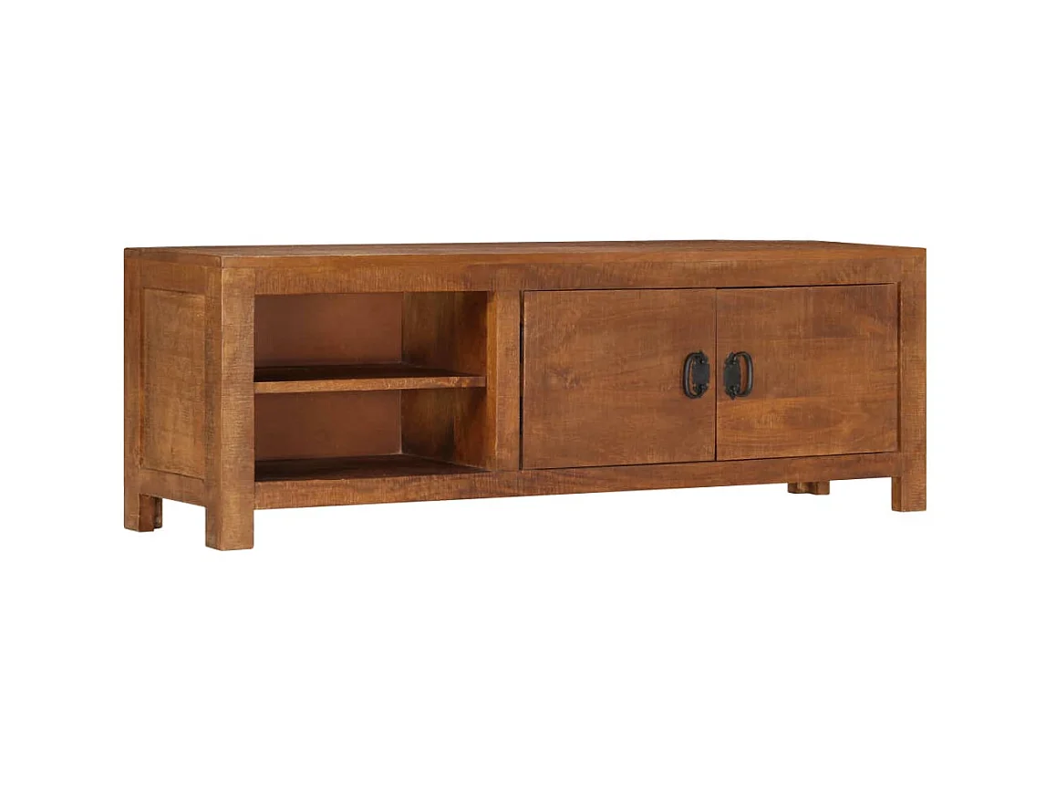 TV-meubel 120x30x40 cm Massief mangohout