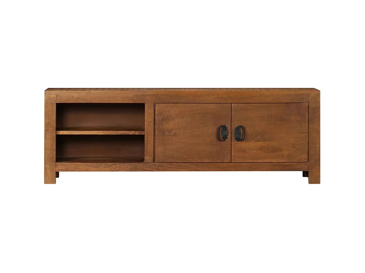 TV-meubel 120x30x40 cm Massief mangohout
