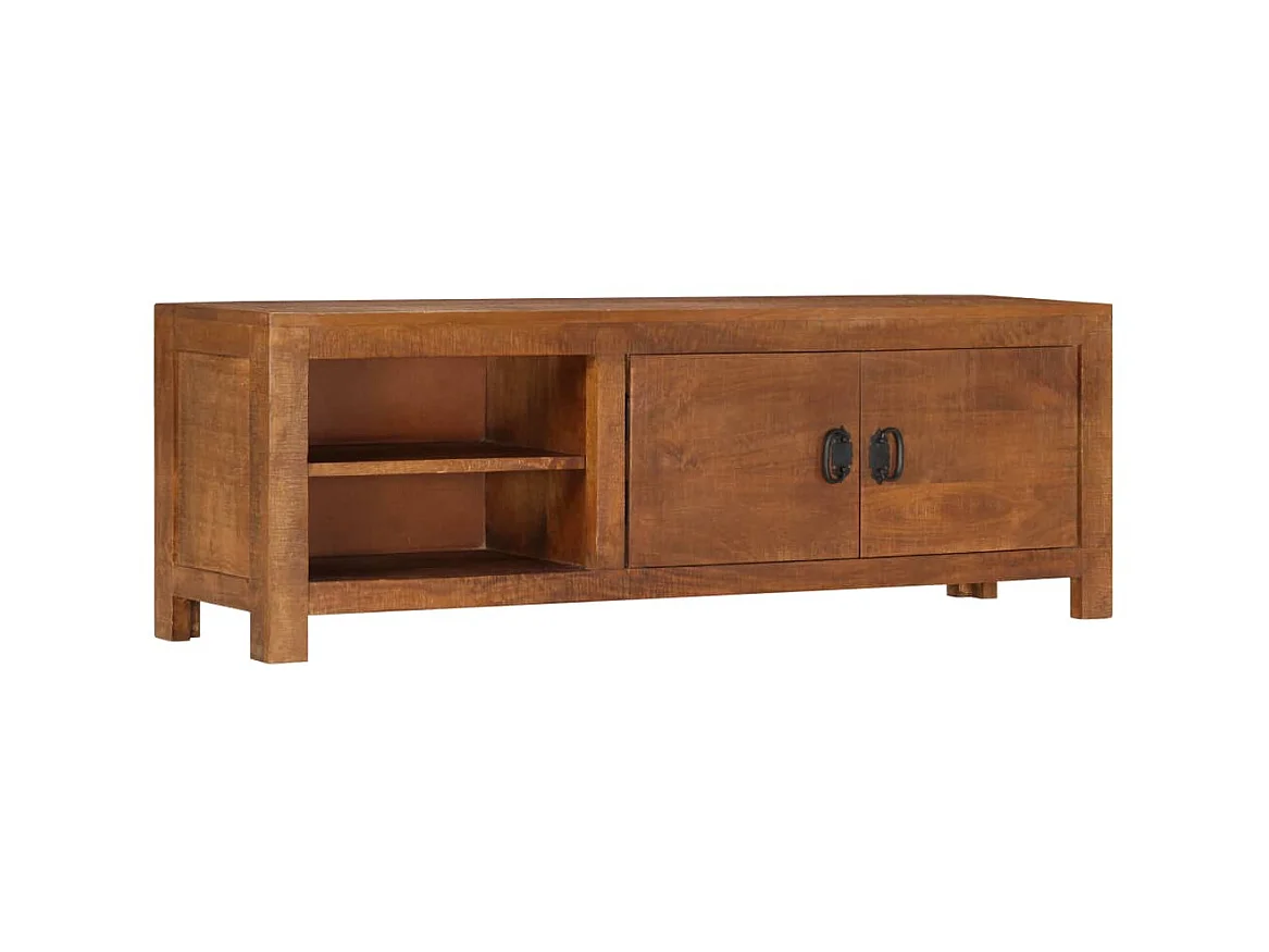 TV-meubel 120x30x40 cm Massief mangohout