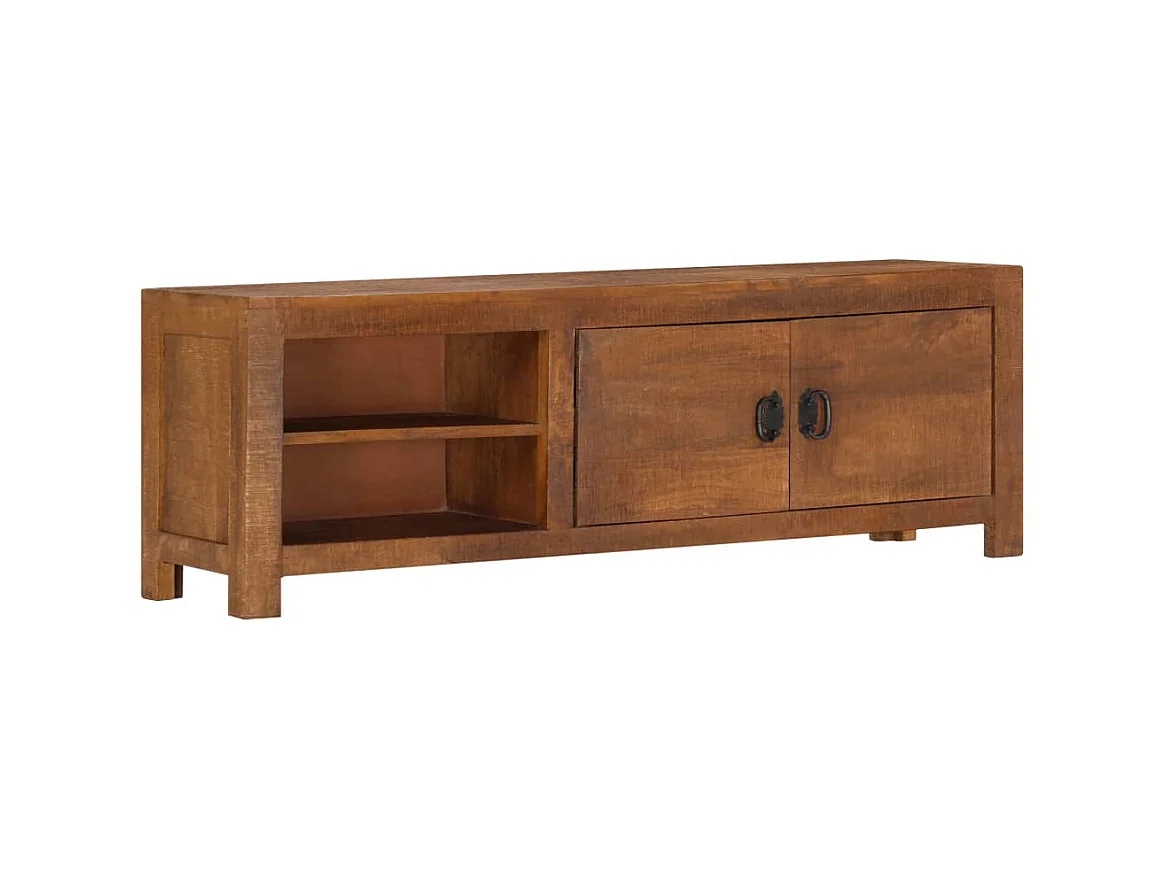 TV-meubel 120x30x40 cm Massief mangohout