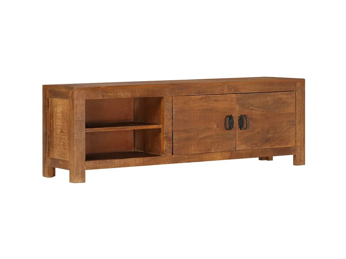TV-meubel 120x30x40 cm Massief mangohout