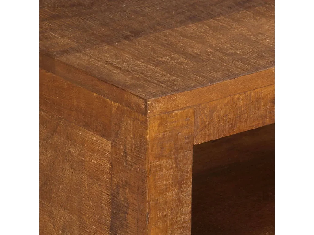 Mobile TV 120x30x40 cm Legno massello di mango