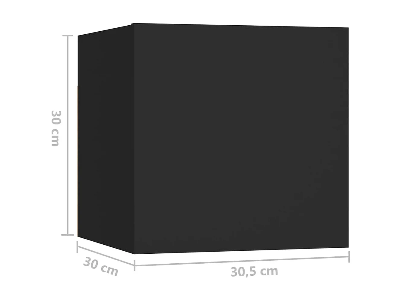Ensemble de meuble TV 8 pcs Noir Aggloméré