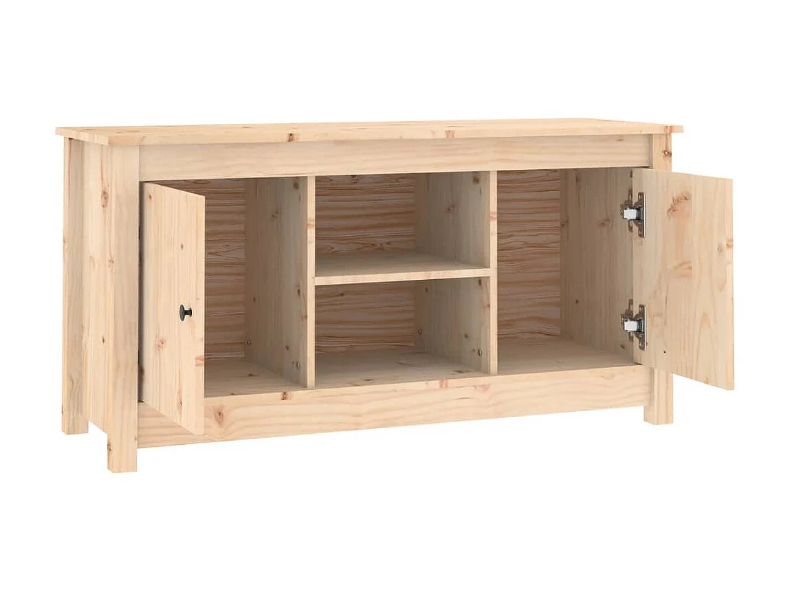 Meuble TV 103x36,5x52 cm Bois de pin massif