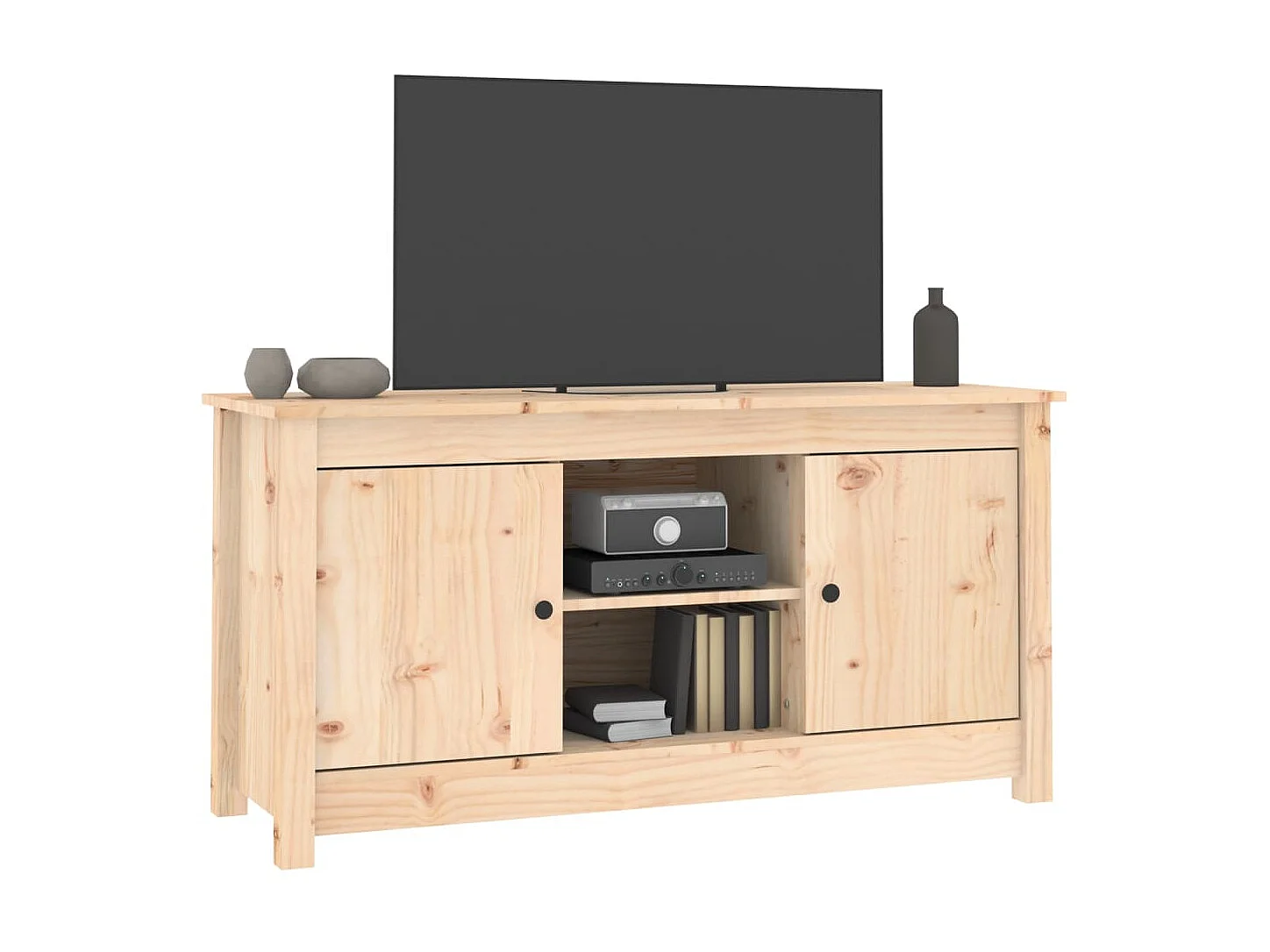 Meuble TV 103x36,5x52 cm Bois de pin massif