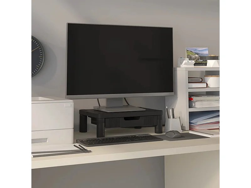 Supporto per monitor Nero 43x30,5x13 cm