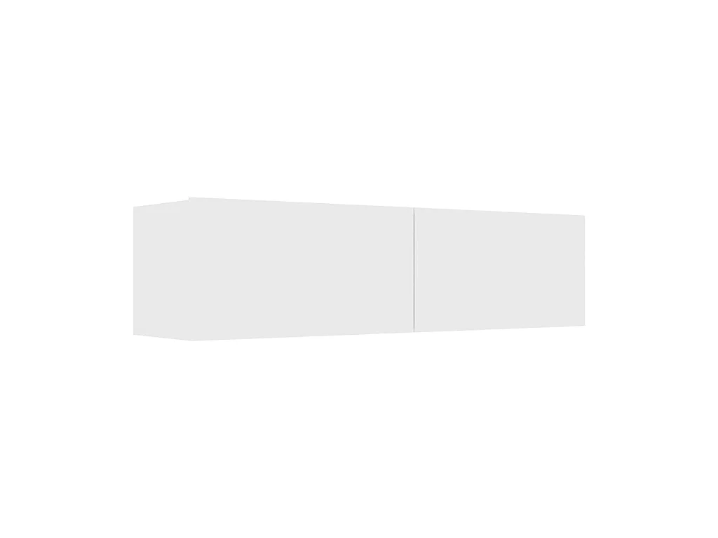 Wit TV-meubel 120x30x30 cm spaanplaat