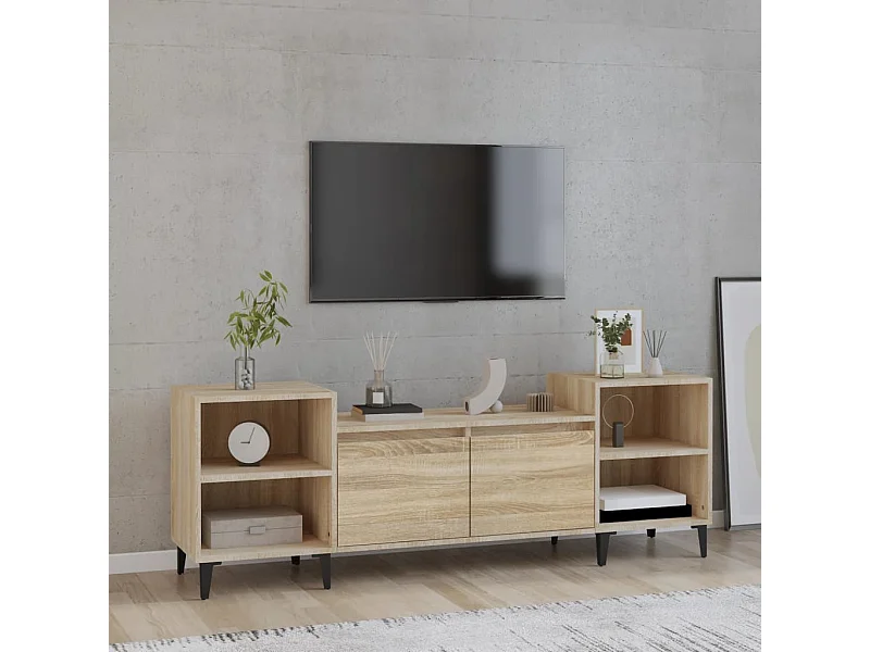 Mobile TV rovere Sonoma 160x35x55 cm MDF
