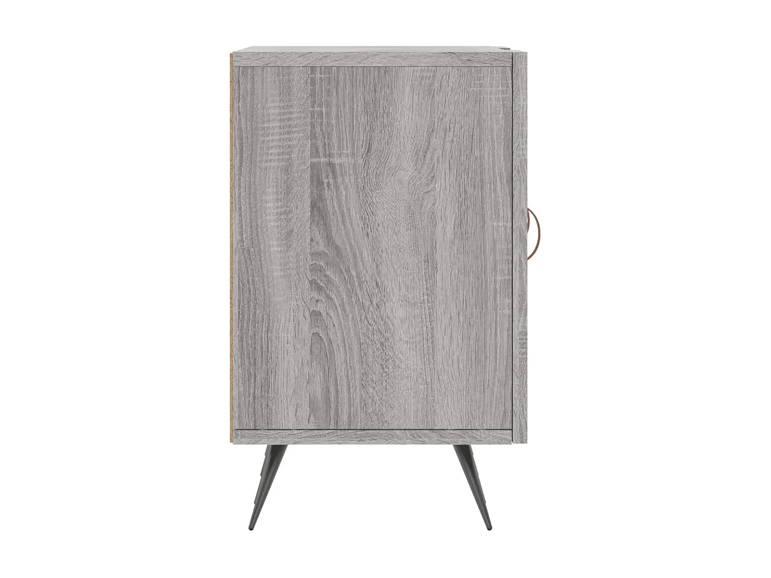 Mueble TV Sonoma gris 150x30x50 cm madera contrachapada