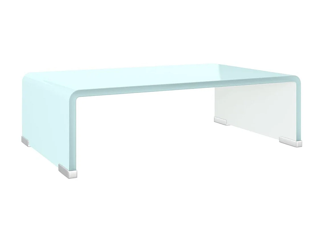 TV-meubel/Monitorsteun 40x25x11 cm groen glas