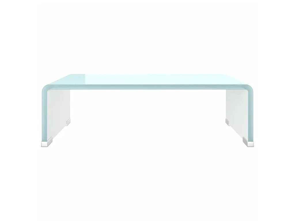 TV-meubel/Monitorsteun 40x25x11 cm groen glas