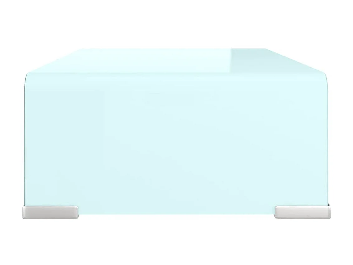 TV-meubel/Monitorsteun 40x25x11 cm groen glas