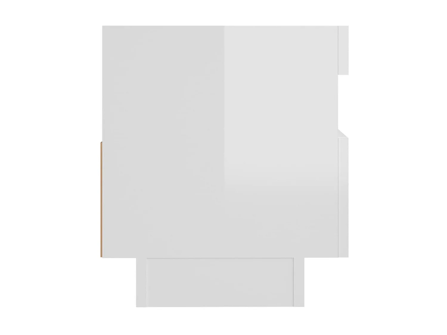 TV-meubel met helder witte LED-verlichting 80x35x40 cm