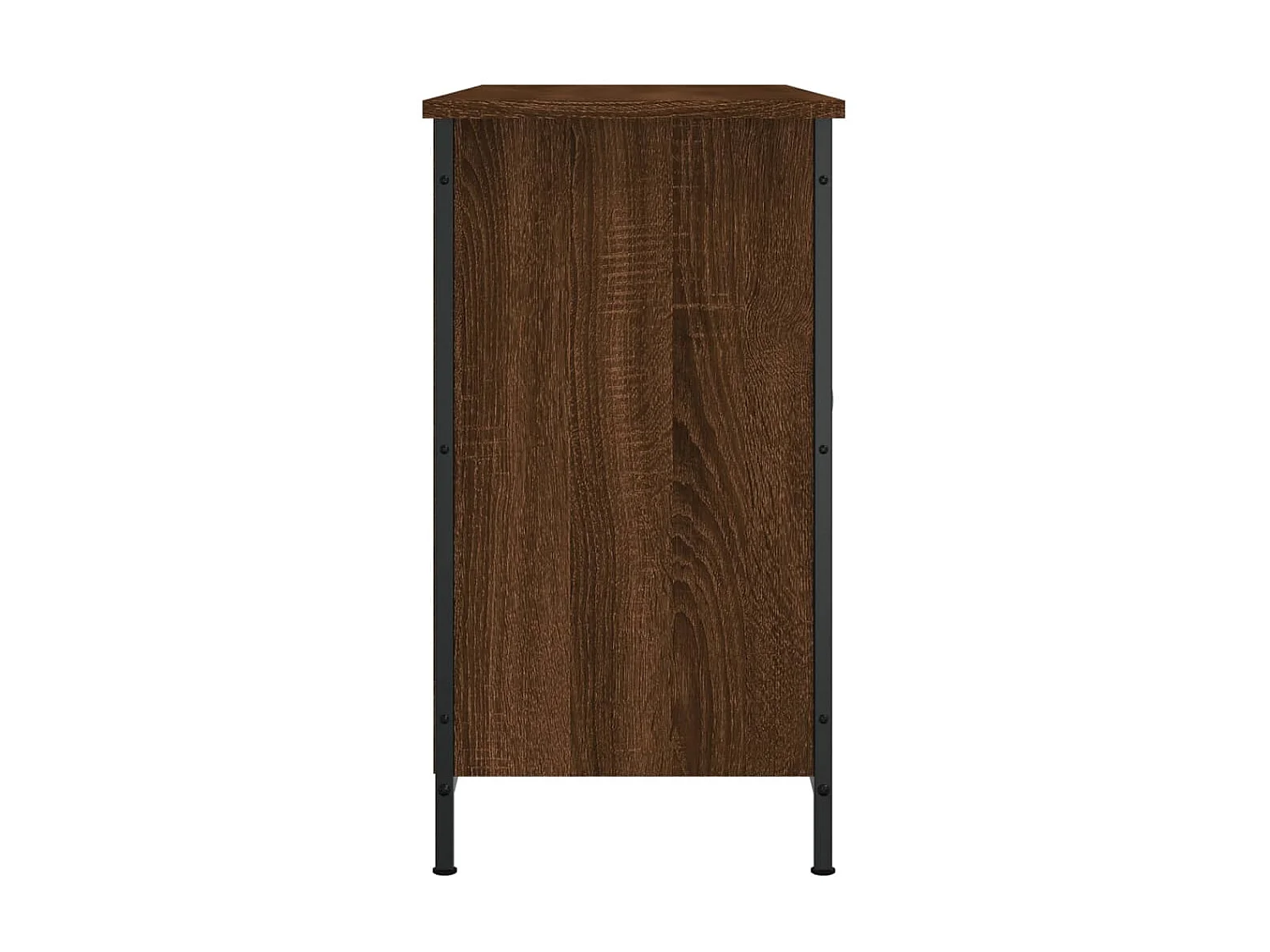 Bruin eiken tv-meubel 100x35x65 cm samengesteld hout