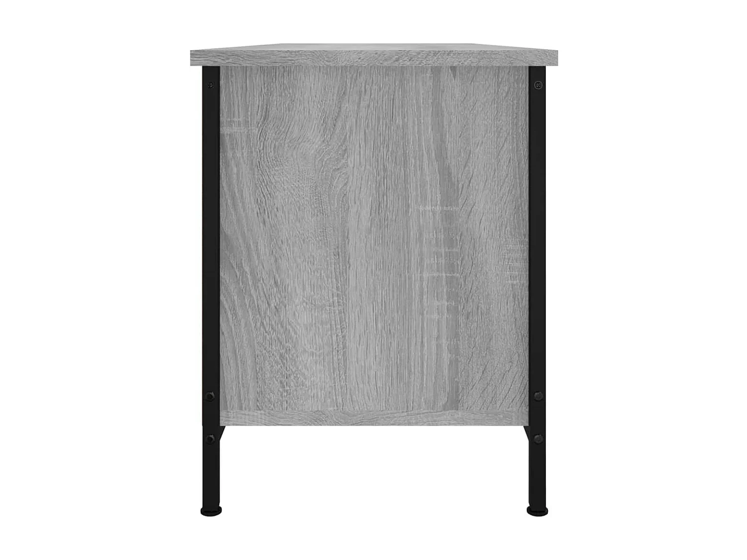 Meuble TV avec portes sonoma gris 102x35x45cm bois d'ingénierie