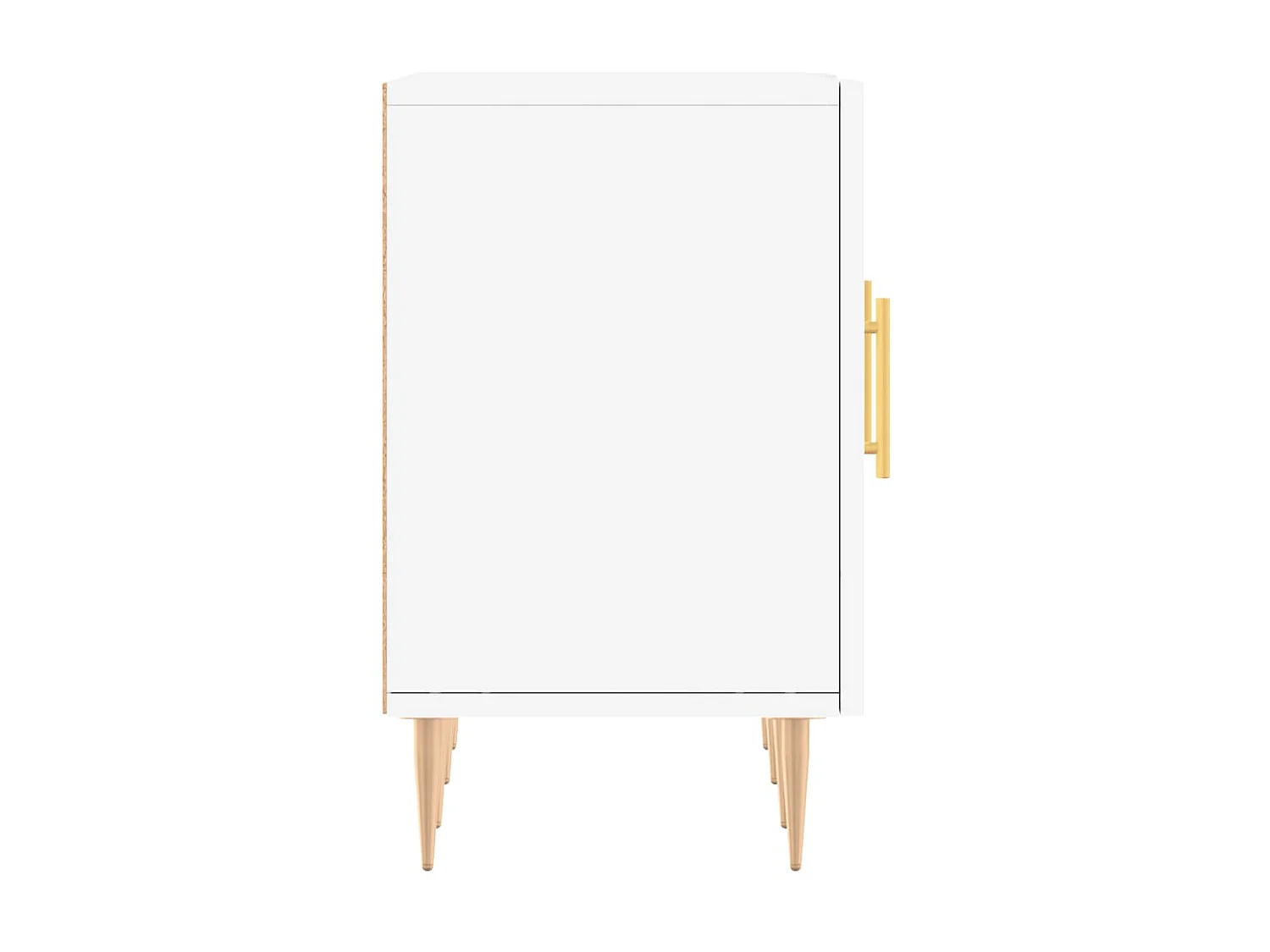 Meuble TV blanc 150x30x50 cm bois d'ingénierie