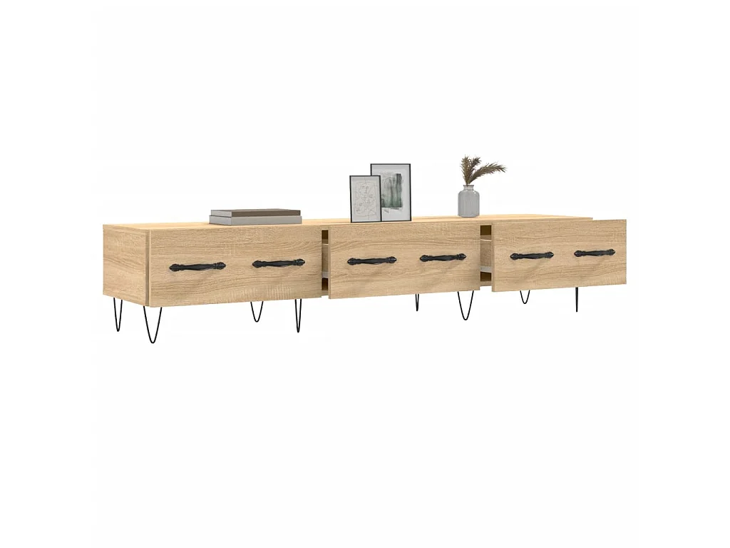 TV-Schrank aus Sonoma-Eiche, 150 x 36 x 30 cm, Holzwerkstoff