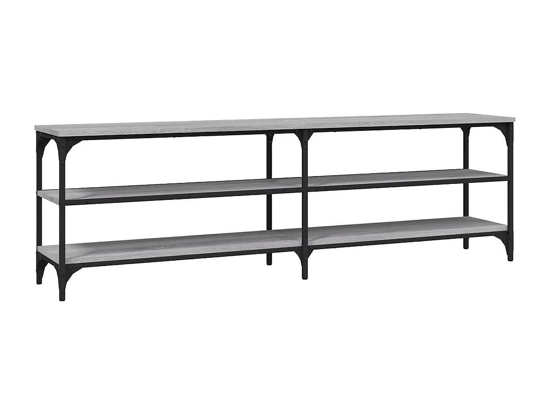 Meuble TV sonoma gris 160x30x50 cm bois d'ingénierie