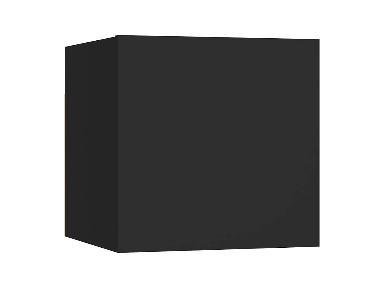 Ensemble de meubles TV 8 pcs Noir Bois d'ingénierie