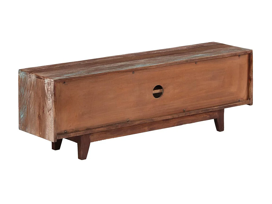 Mobile TV Legno massello di acacia Vintage 118 x 30 x 40 cm