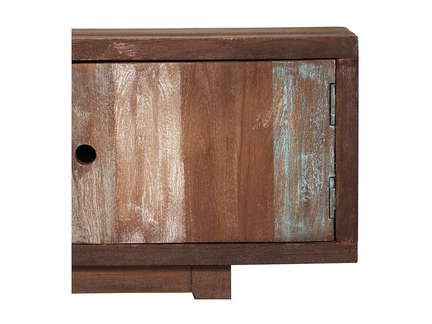Mobile TV Legno massello di acacia Vintage 118 x 30 x 40 cm