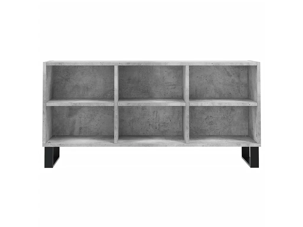 Mobile TV grigio cemento 103,5x30x50 cm in derivati del legno