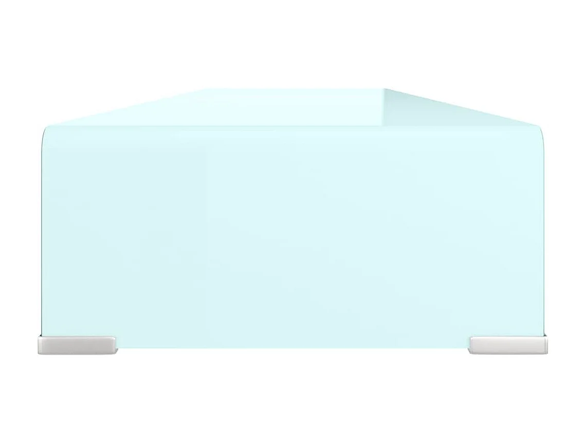 Mobile TV/Supporto per monitor 110x30x13 cm vetro verde