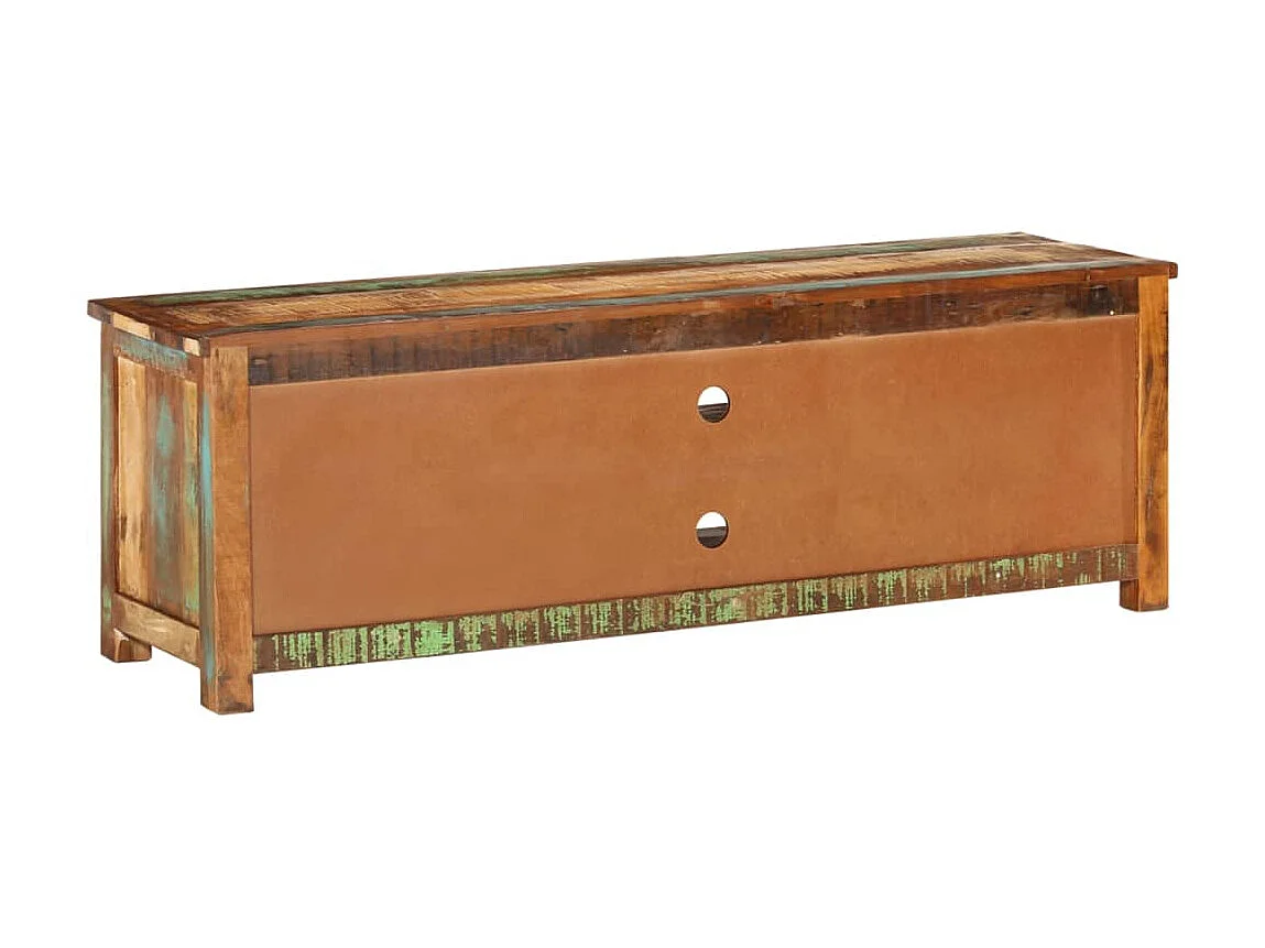 Mueble TV madera recuperada 4 cajones