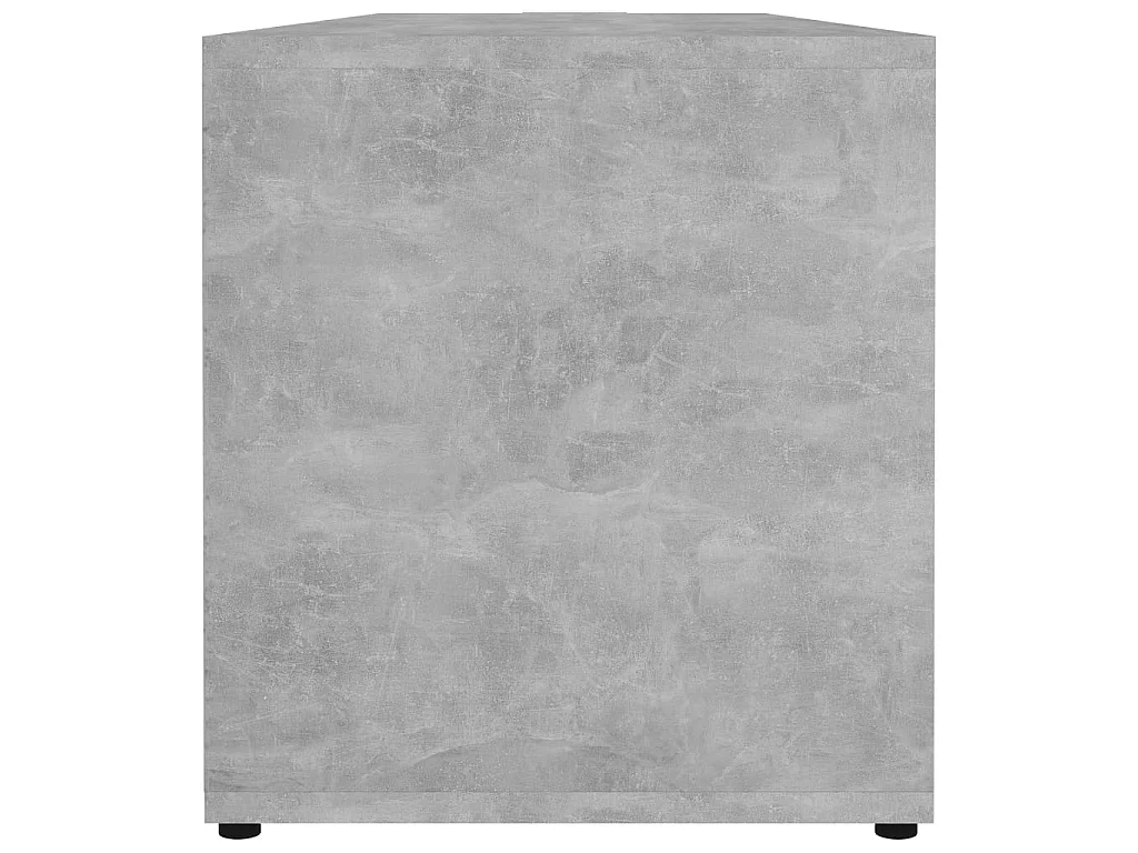 Meuble TV Gris béton 120x34x37 cm Aggloméré