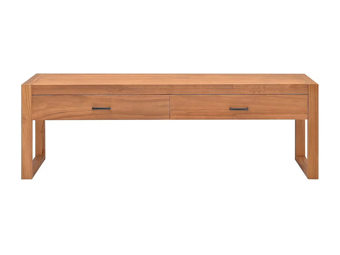 Meuble TV 140x40x45 cm Bois de teck