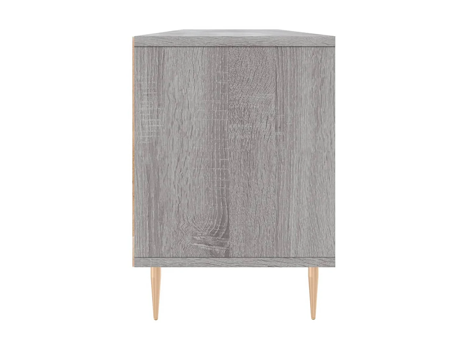 Meuble TV sonoma gris 150x30x44,5 cm bois d'ingénierie