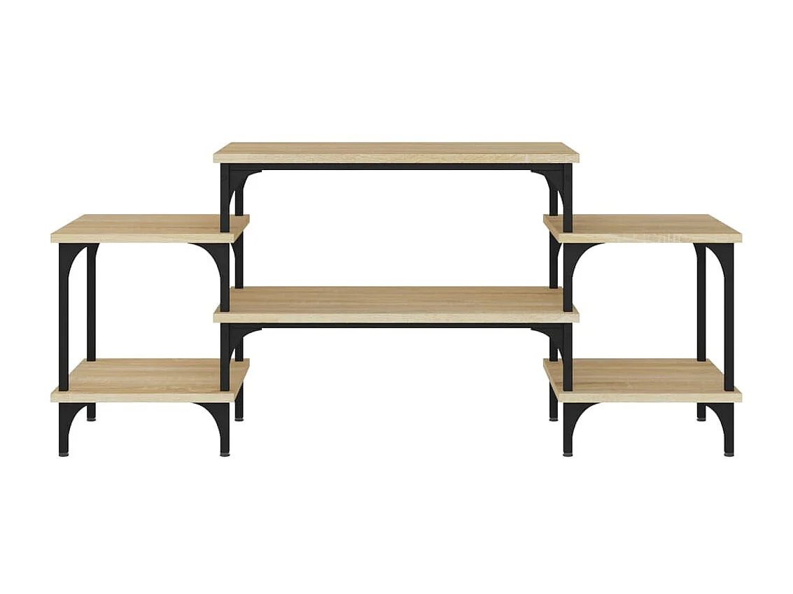 Meuble TV chêne sonoma 117x35x52 cm bois d'ingénierie