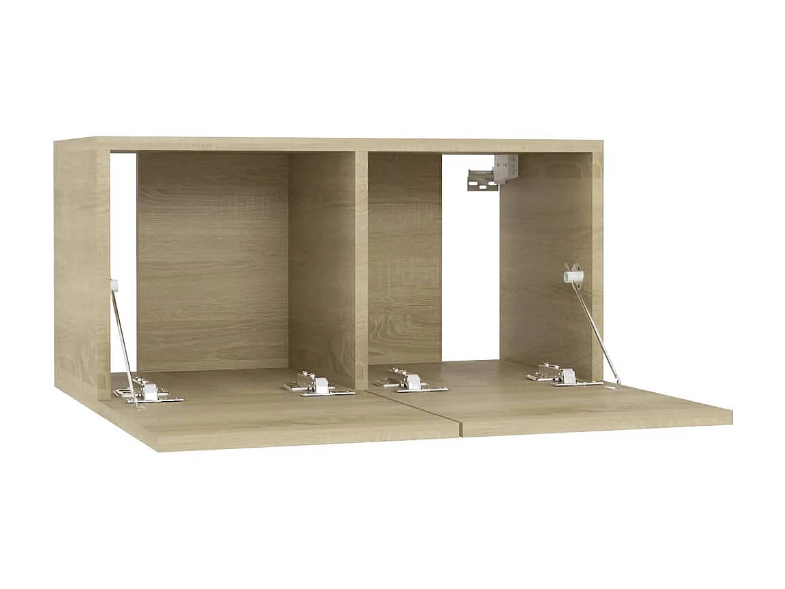 Meuble TV suspendu Chêne sonoma 60x30x30 cm