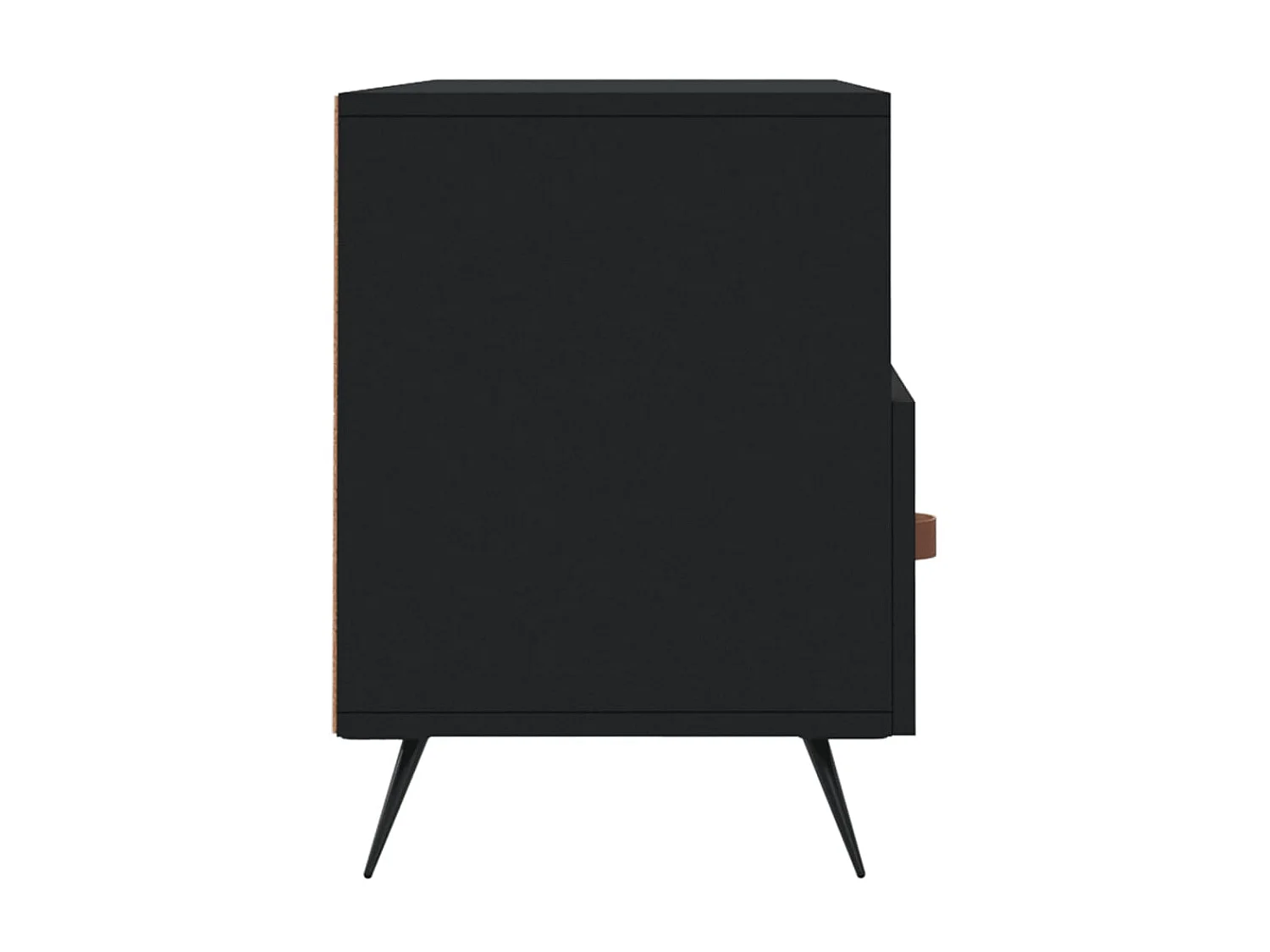 Mueble TV negro 102x36x50 cm de madera contrachapada