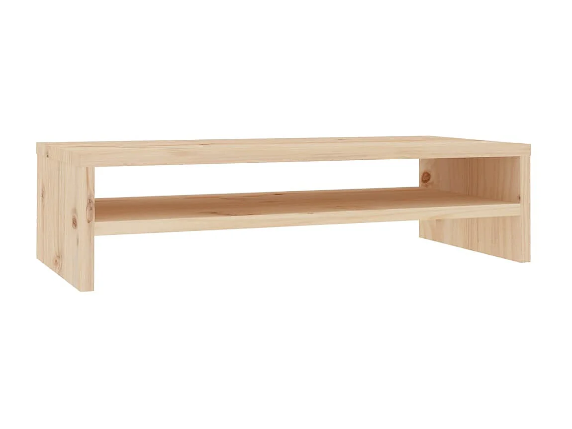 Support de moniteur 50x24x13 cm Bois de pin solide