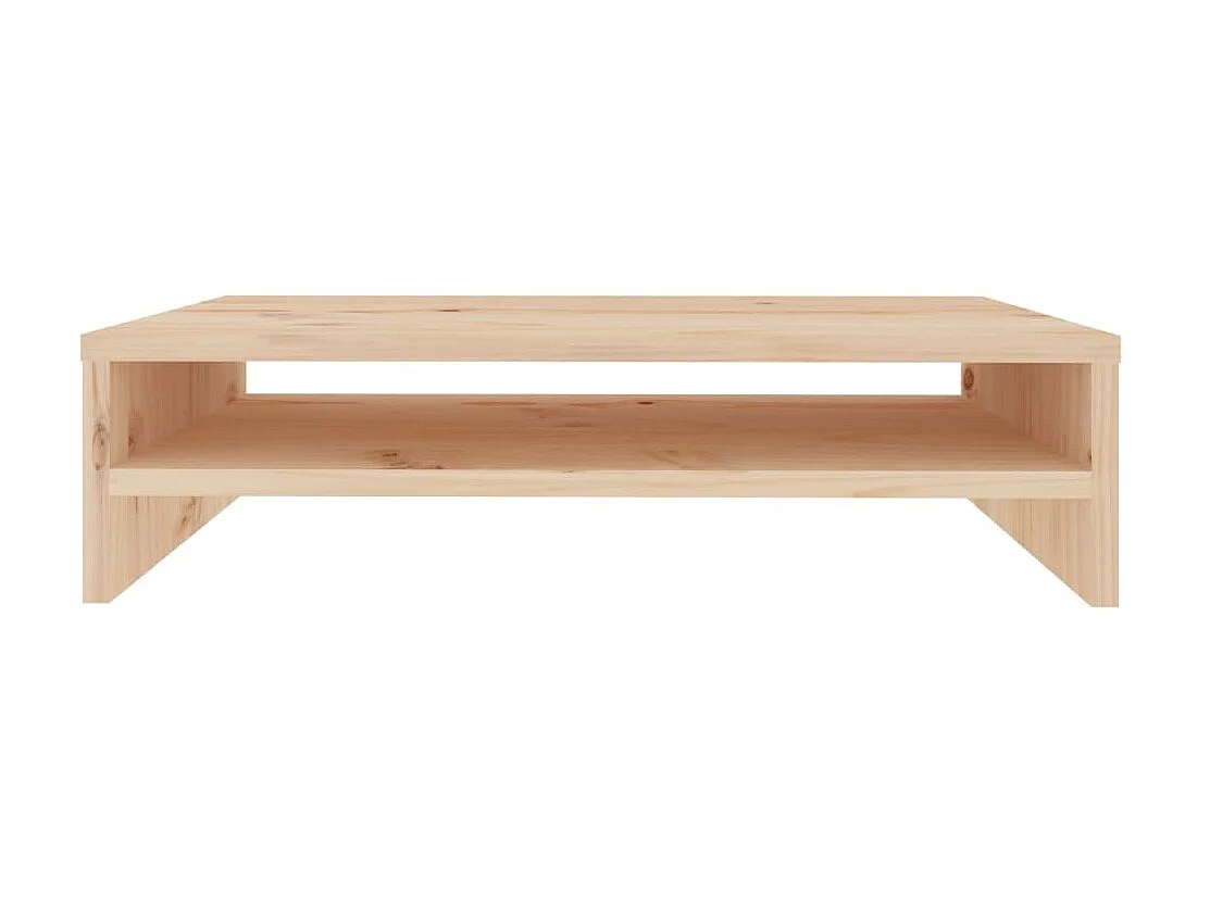Support de moniteur 50x24x13 cm Bois de pin solide
