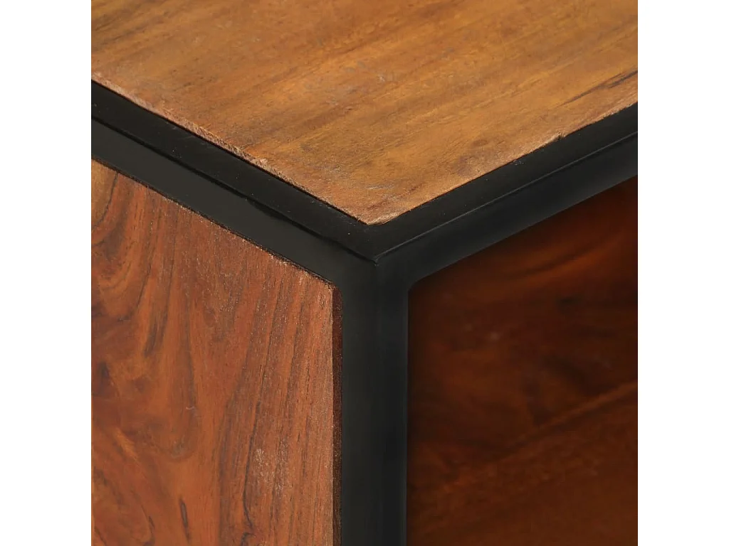 Meuble TV 110x30x45 cm Bois d'acacia massif