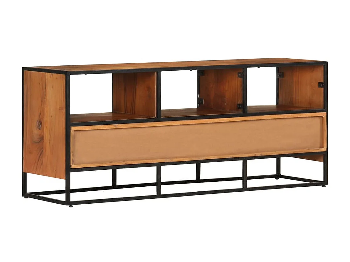 Meuble TV 110x30x45 cm Bois d'acacia massif