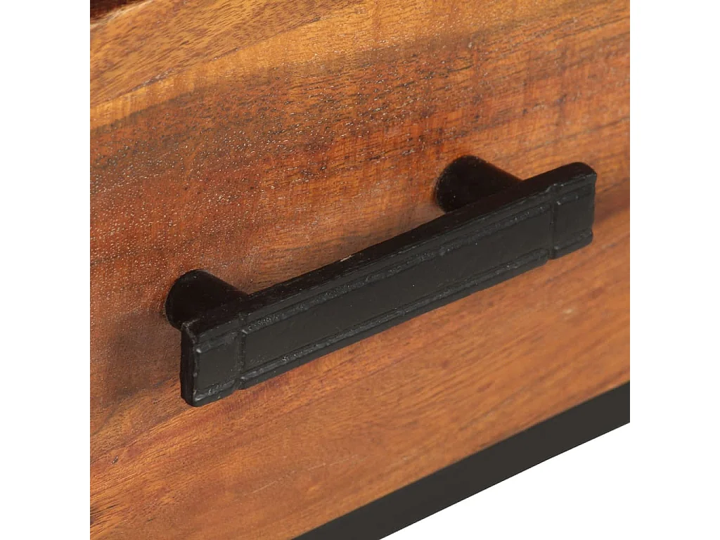 Meuble TV 110x30x45 cm Bois d'acacia massif