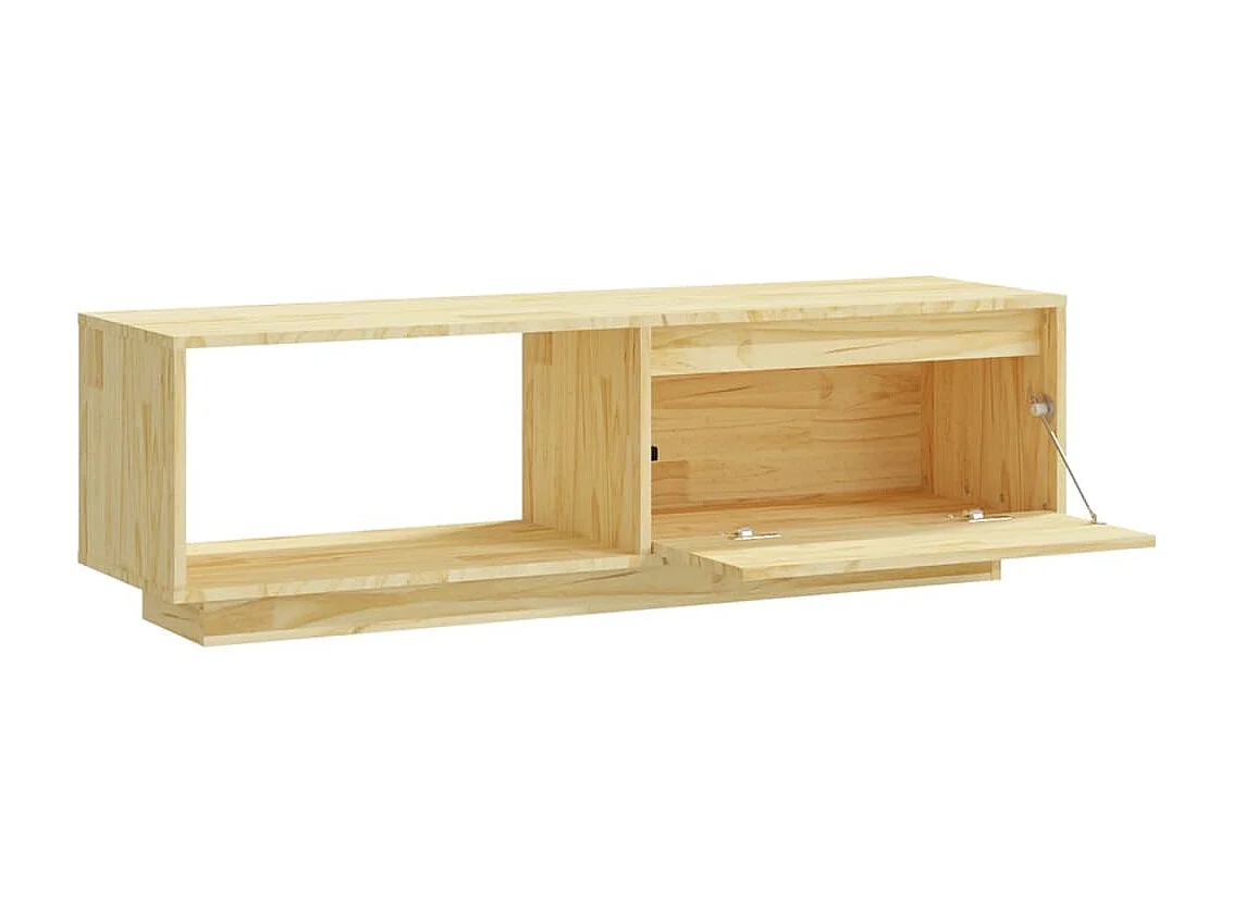 Meuble TV 110x30x33,5 cm Bois de pin massif