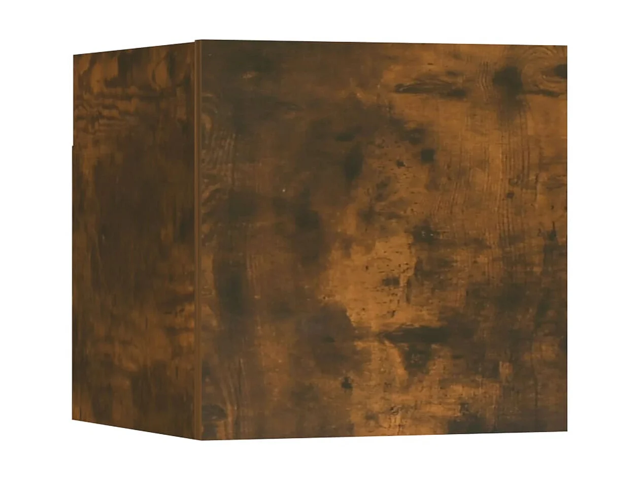 Mobile TV sospeso Rovere affumicato 30,5x30x30 cm