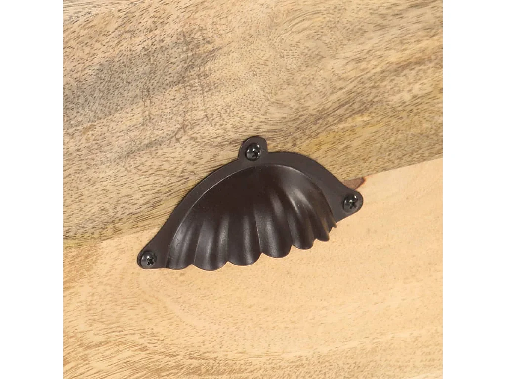 Meuble TV 120x35x45 cm Bois solide de manguier